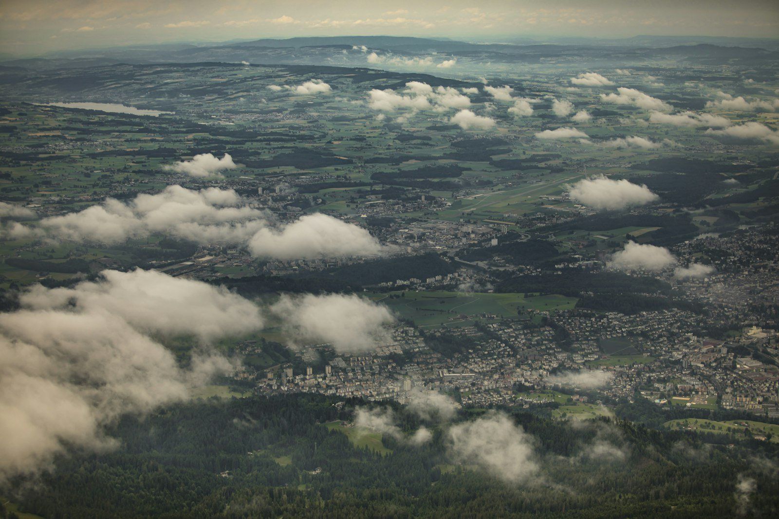 aerial view of a city