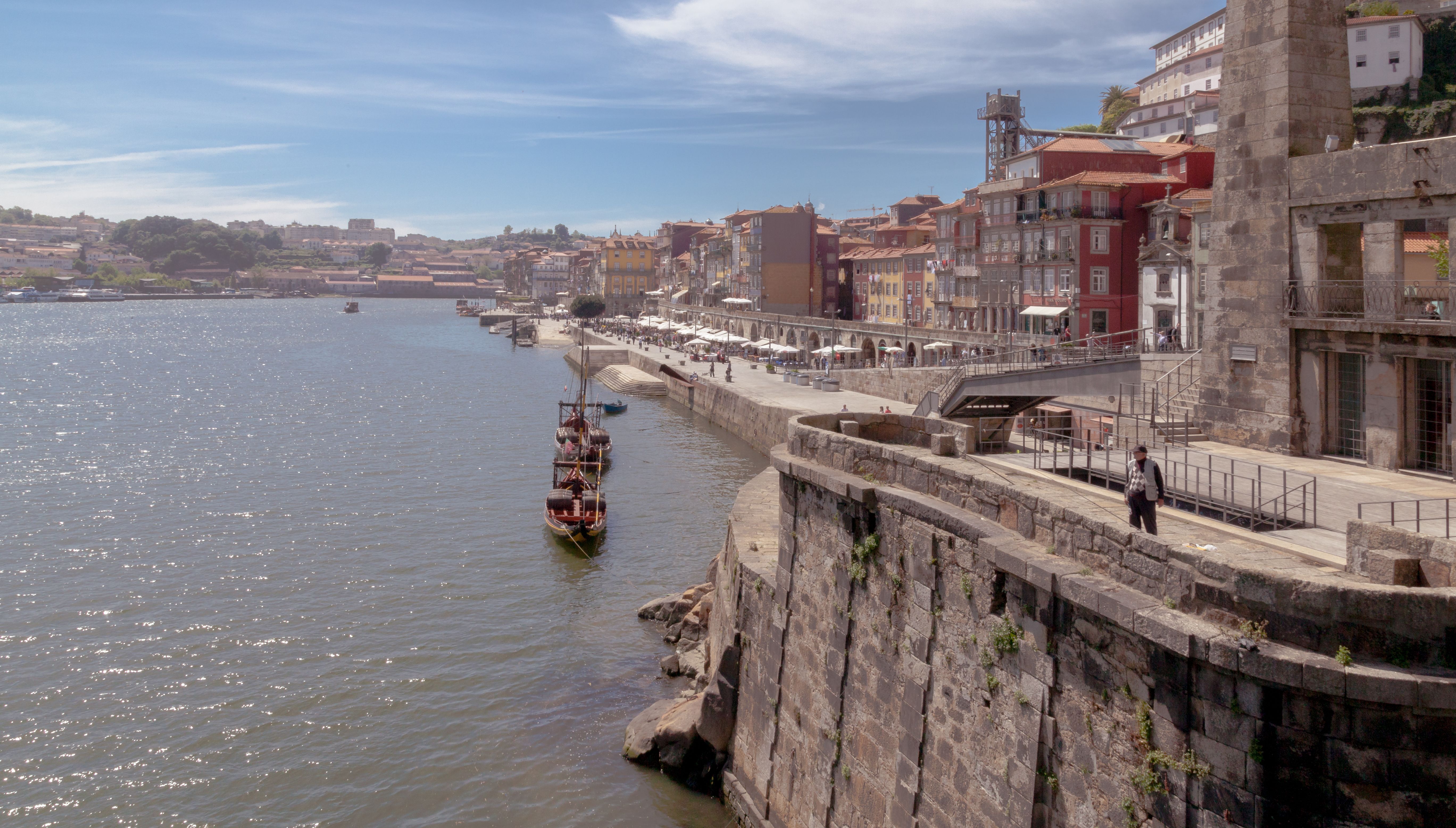 Cais da Ribeira, Oporto, Portugal
