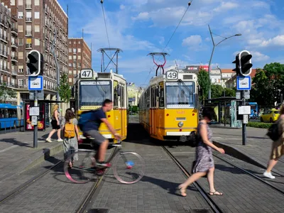 Vista panorámica de Budapest, Hungría