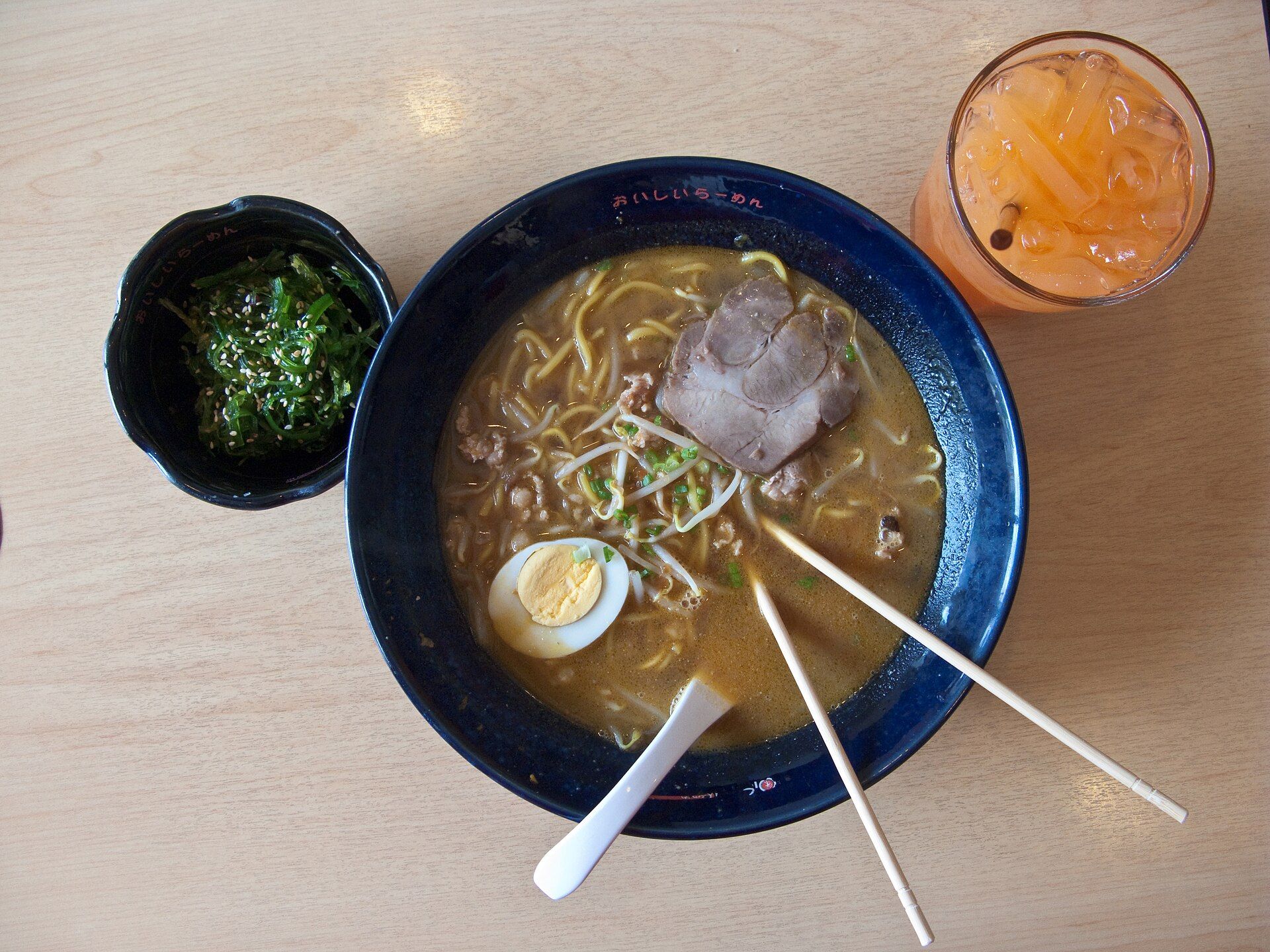 Japanese Ramen Noodle Soup, Bangkok, Thailand