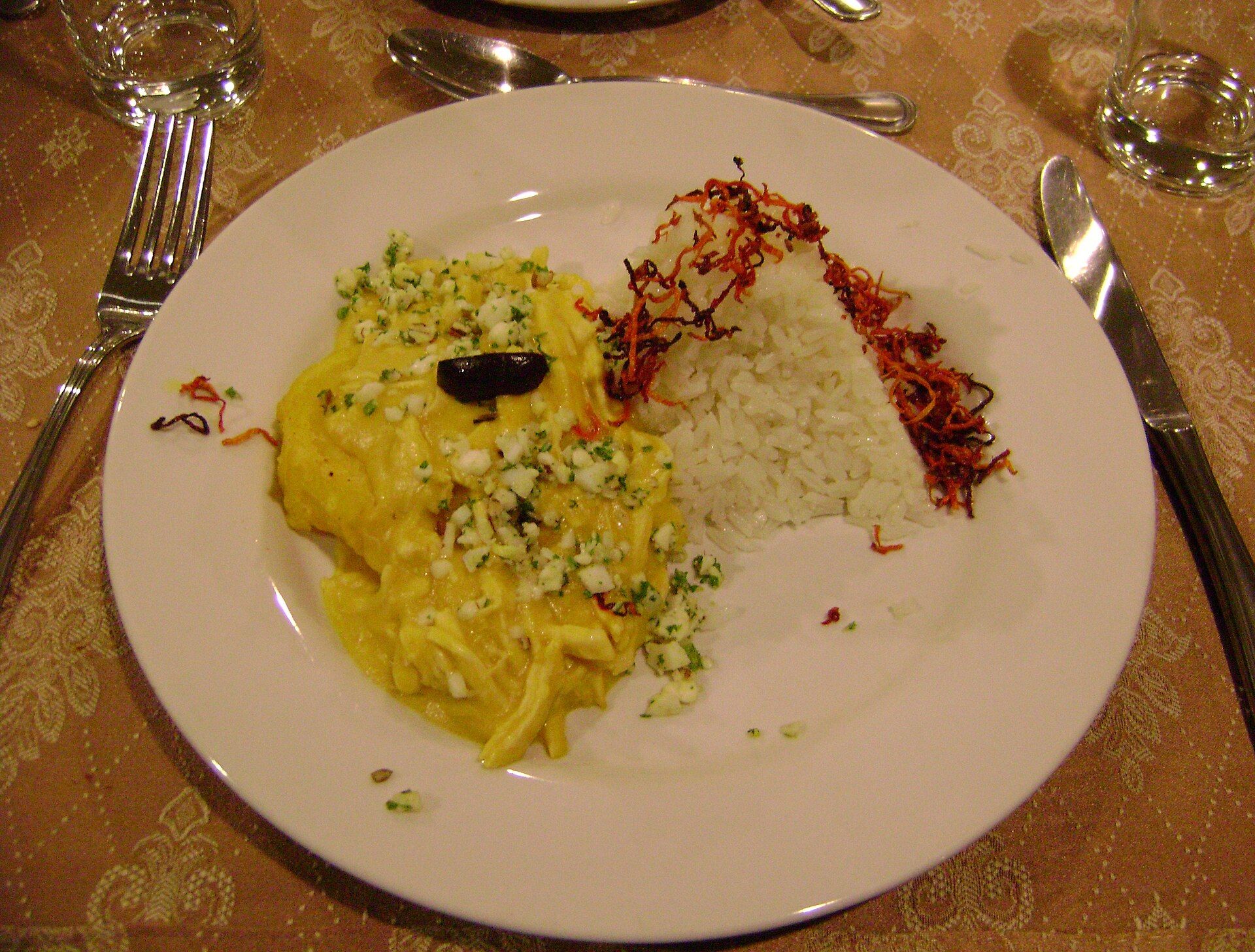 Ají de gallina, Lima