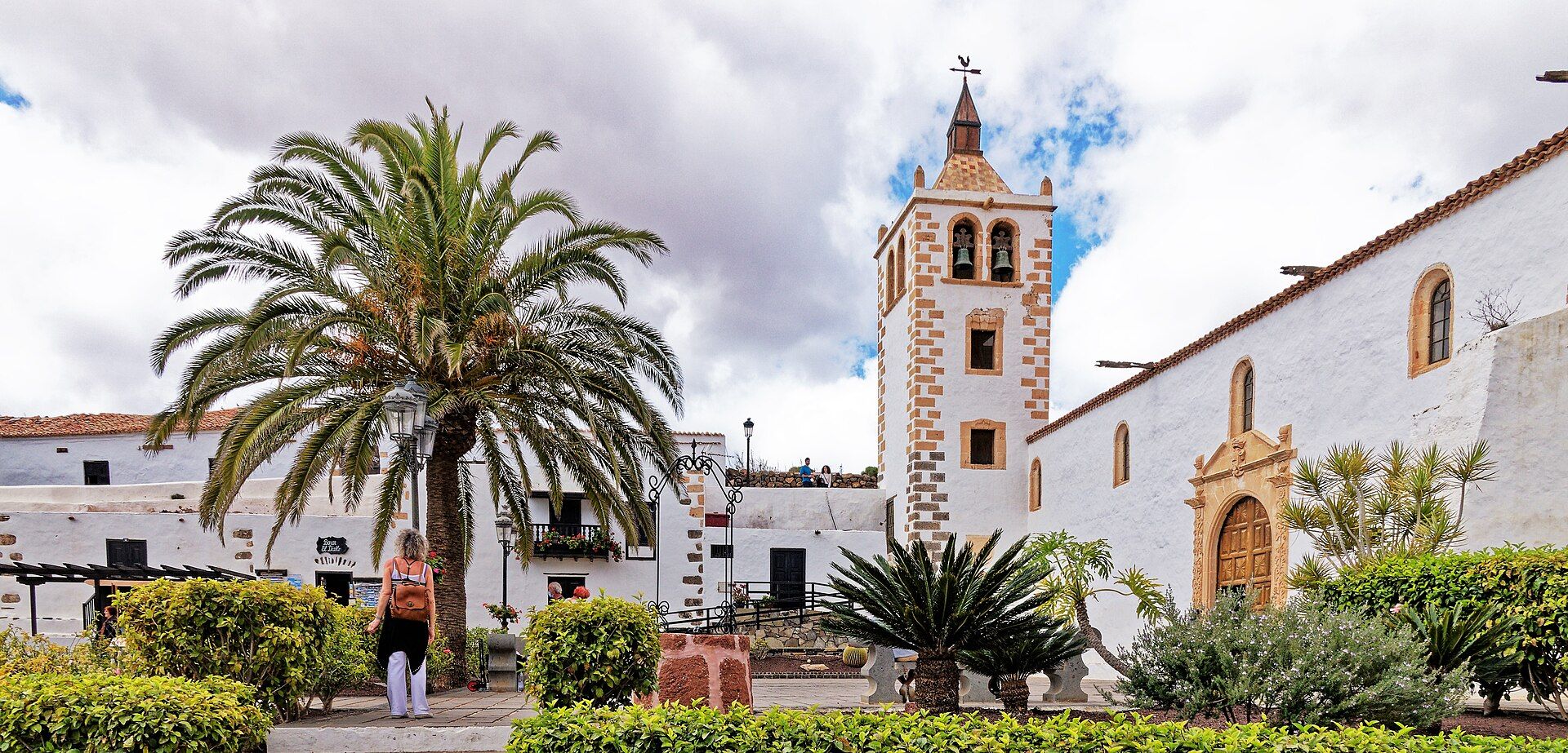 Church of Santa María and square in Betancuria, Fuerteventura