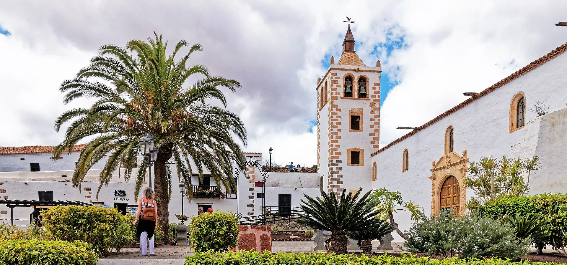 Church of Santa María and square in Betancuria, Fuerteventura