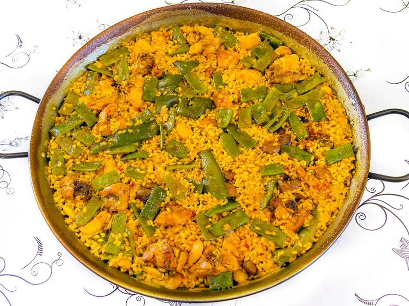 Paella valenciana, Valencia