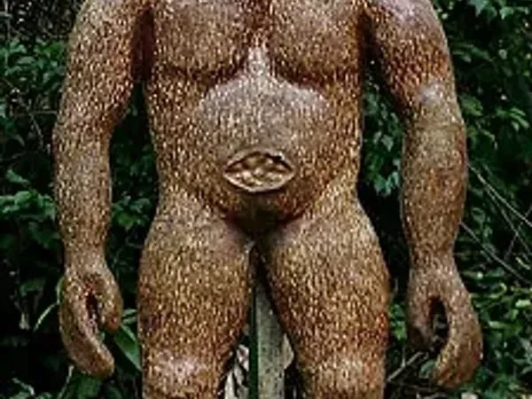 Estatua del Mapinguari, Parque Ambiental Chico Mendes, Rio Branco, Brasil.