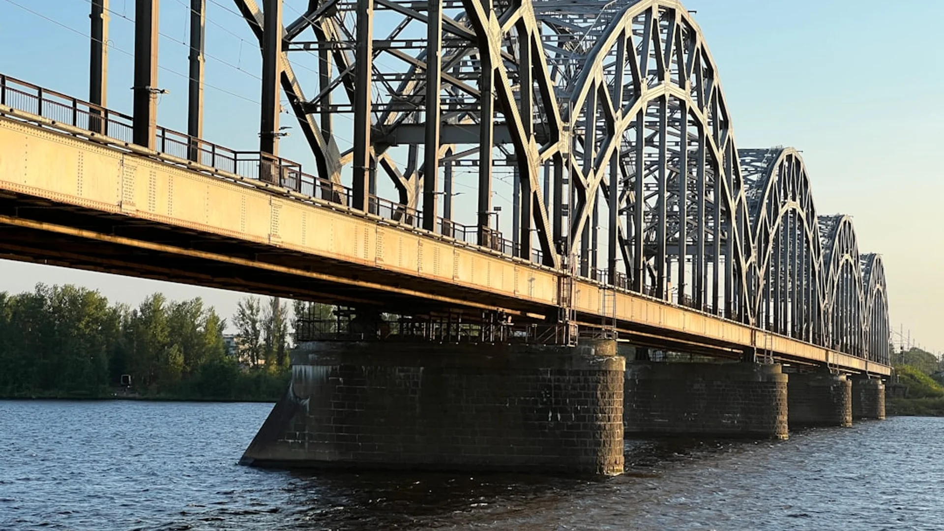 Vista panorámica de Riga, Letonia