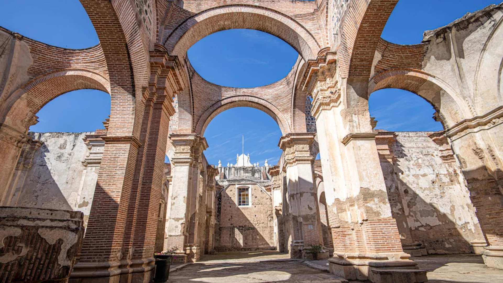 Vista panorámica de Antigua Guatemala, Guatemala