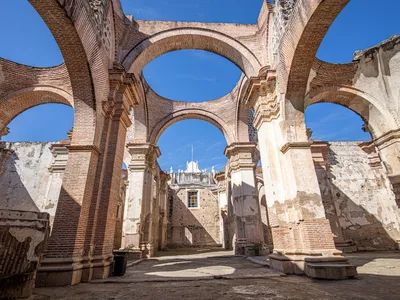Vista panorámica de Antigua Guatemala, Guatemala