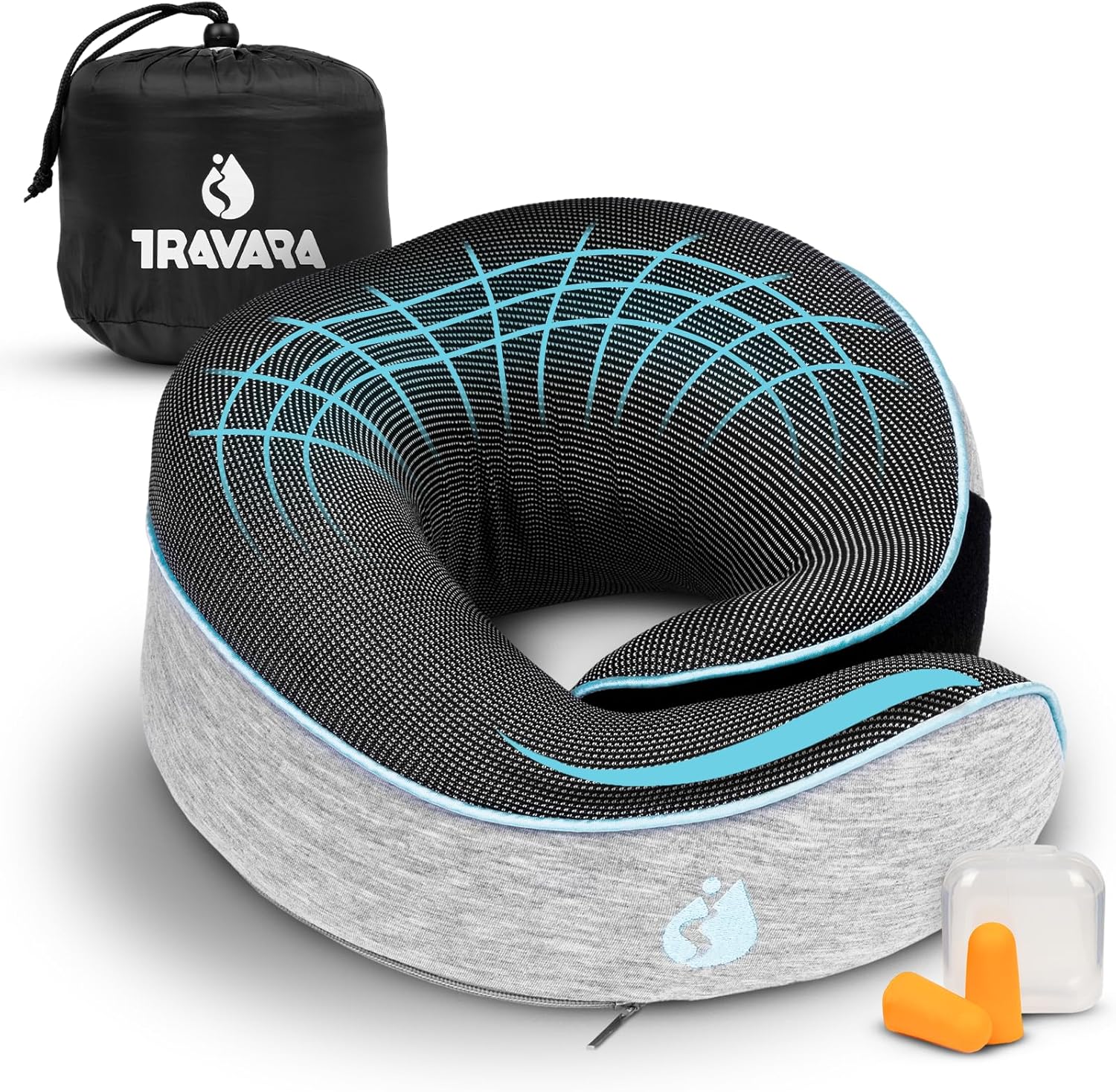 TRAVARA almohada cervical premium viaje