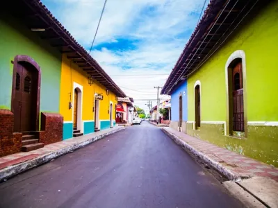 Vista panorámica de Leon, Nicaragua