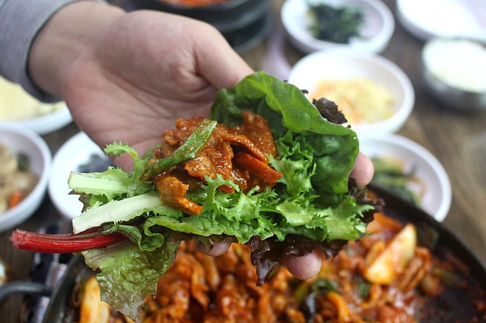 Gochujang bulgogi ssam