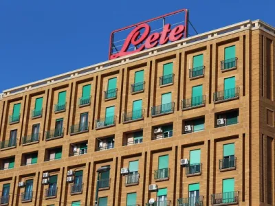 Vista panorámica de Nápoles, Italia