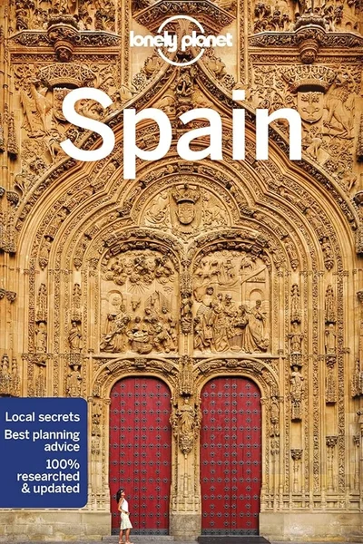 Portada de la guía de viaje España de Lonely Planet con la Sagrada Família en Barcelona