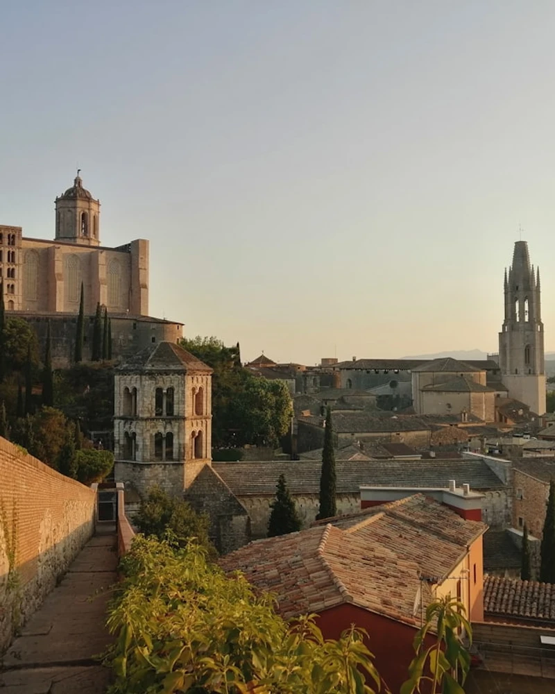 Vista panorámica de Girona, España