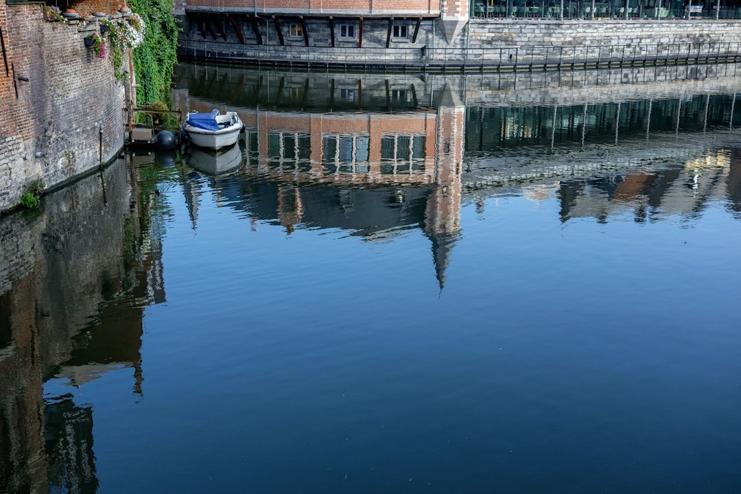Vista panorámica de Gante, Bélgica