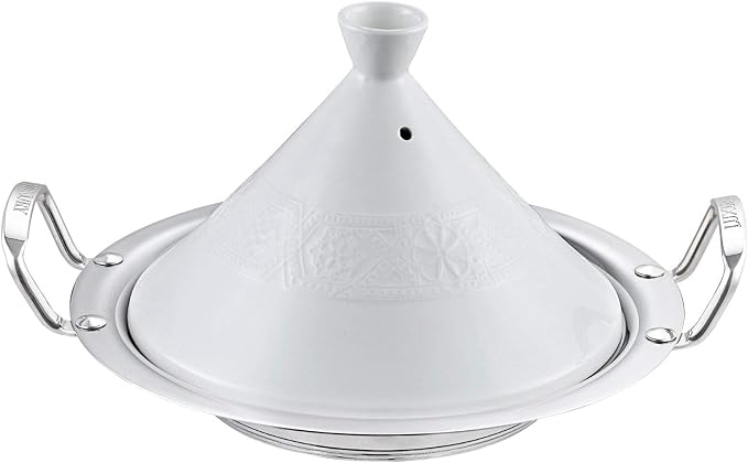 Tajine cerámica con base inox 34 cm