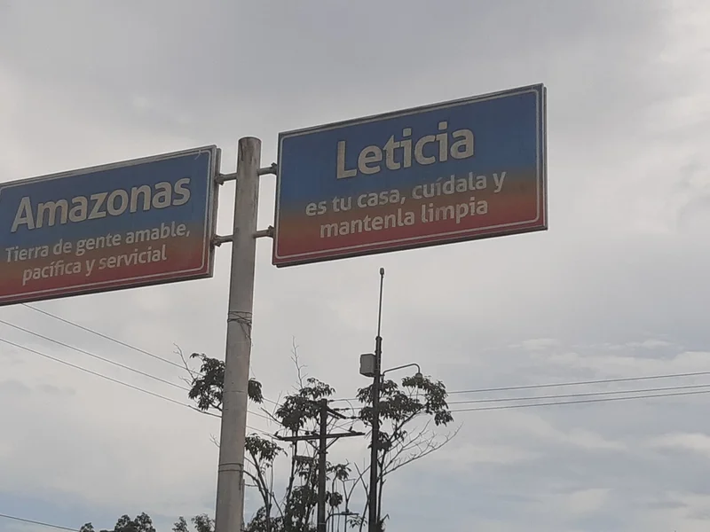 Frontera entre Leticia, Colombia y Tabatinga, Brasil