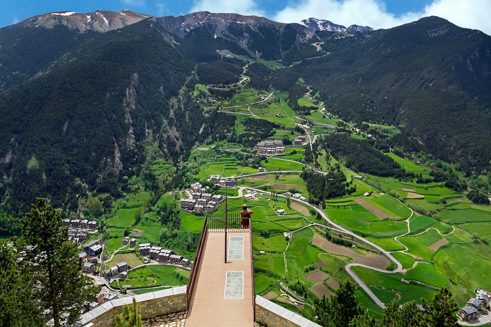 Mirador en Ordino, Andorra