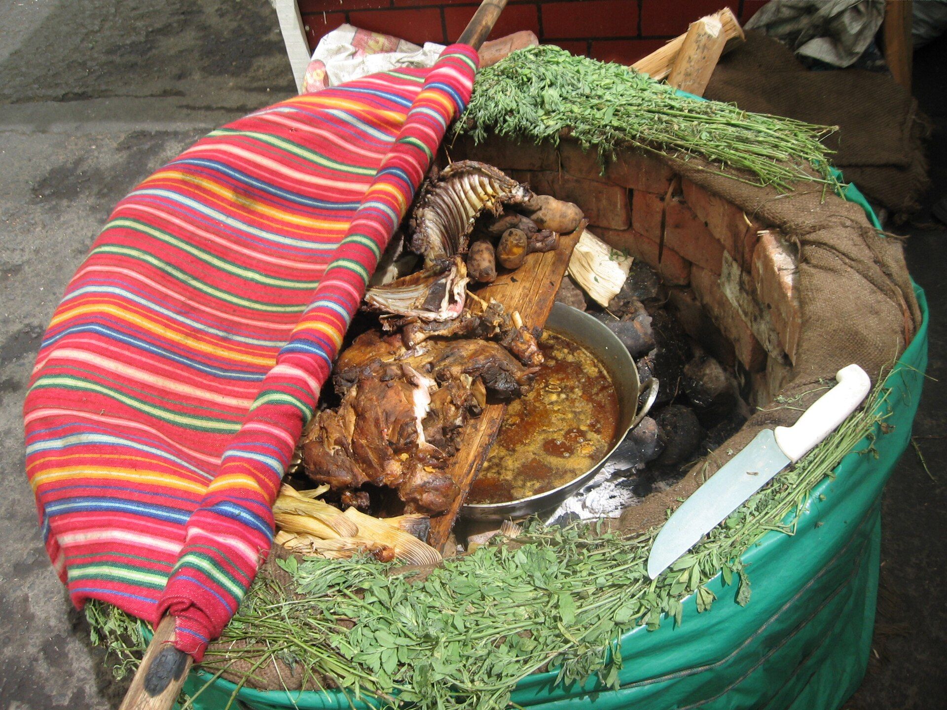 Pachamanca, Sierra central