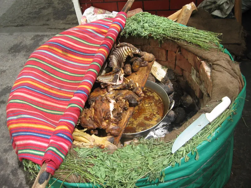Pachamanca, Sierra central