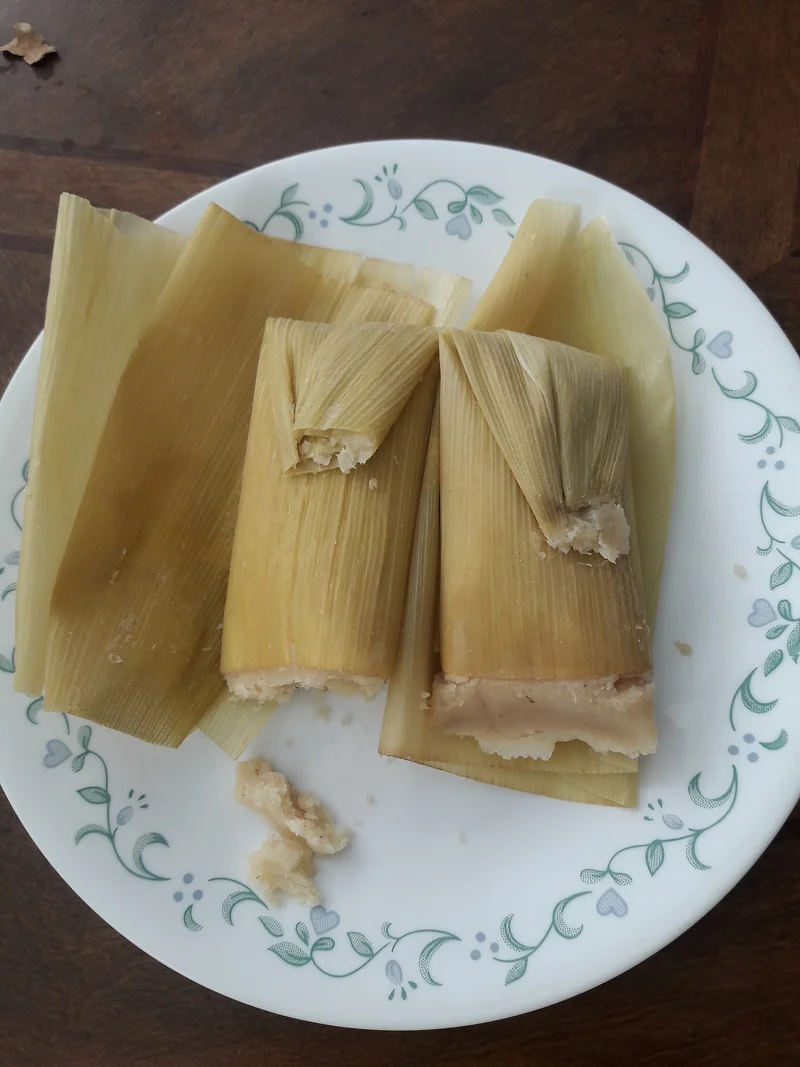 Tamales Mexicanos sweet corn tamales