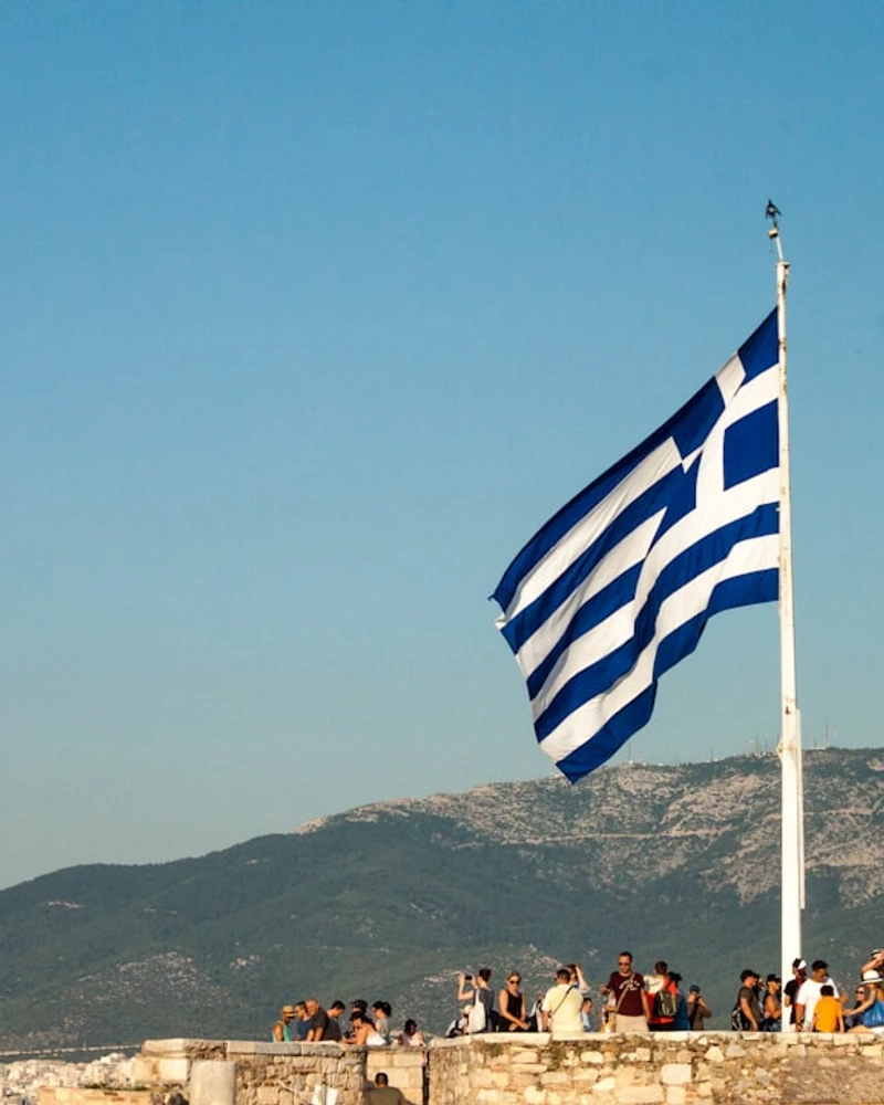 Vista panorámica de Atenas, Grecia