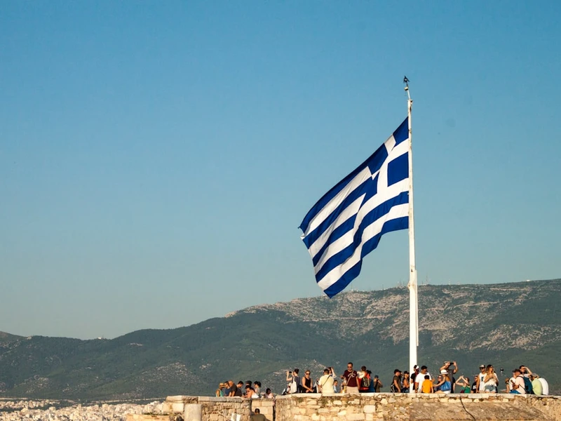 Vista panorámica de Atenas, Grecia