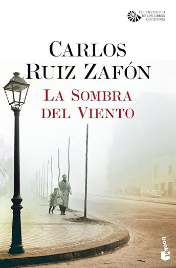 Portada de La sombra del viento de Carlos Ruiz Zafón