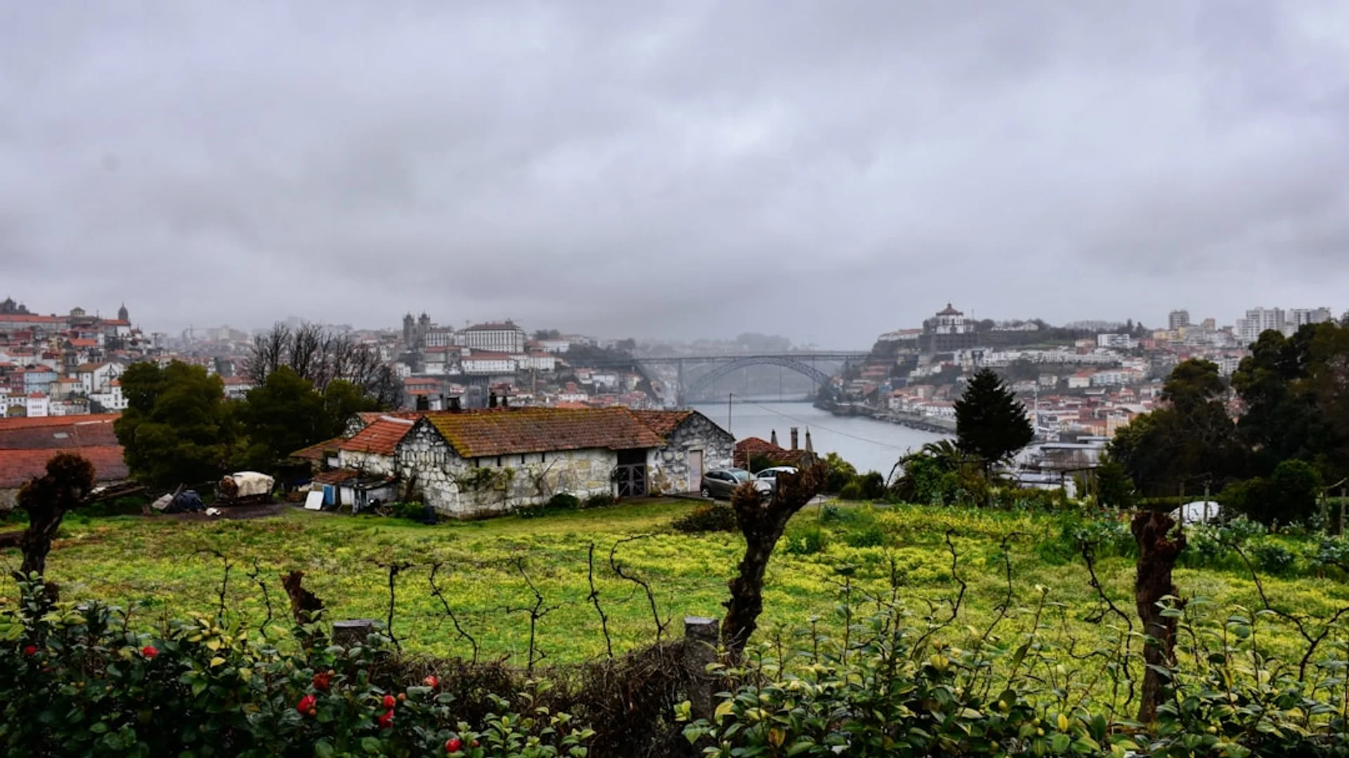 Vista panorámica de Coímbra, Portugal