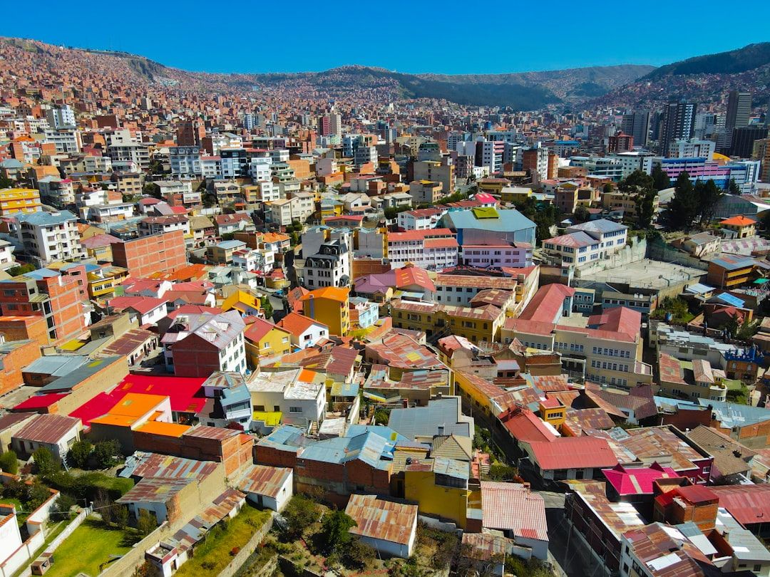 Vista panorámica de La Paz, Bolivia