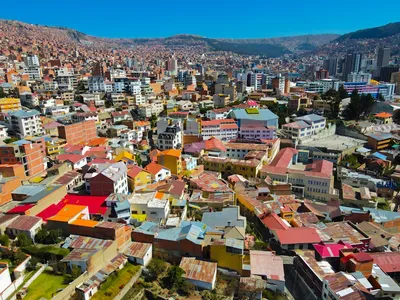 Vista panorámica de La Paz, Bolivia