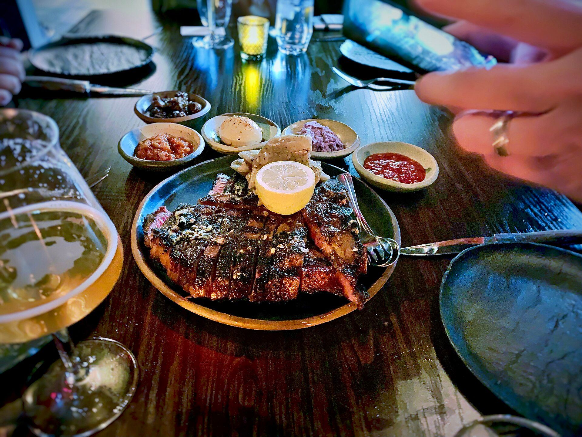 Dry Aged Porterhouse – Miso Rub, American Banchan