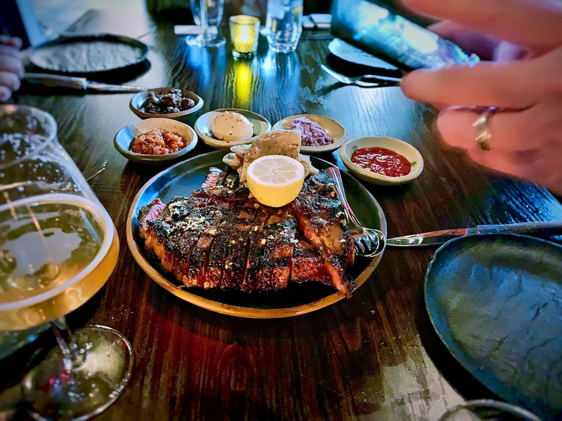 Dry Aged Porterhouse – Miso Rub, American Banchan