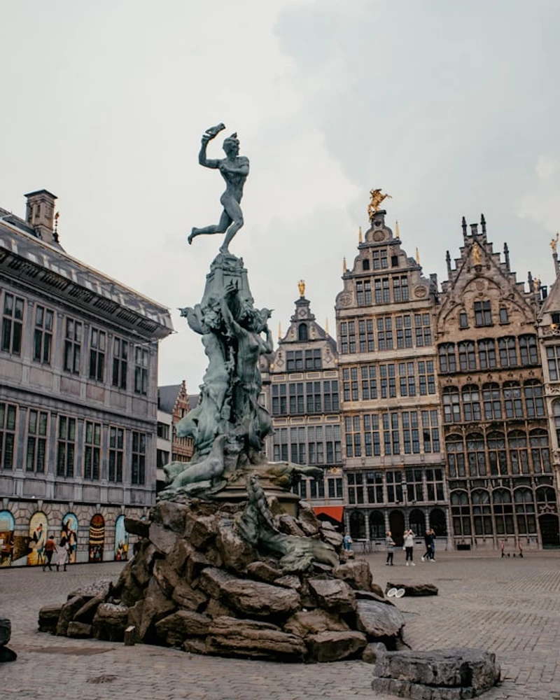Vista panorámica de Amberes, Bélgica