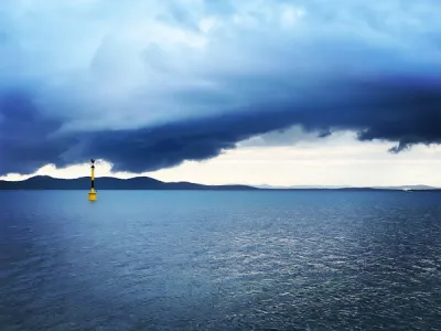 Vista panorámica de Zadar, Croacia