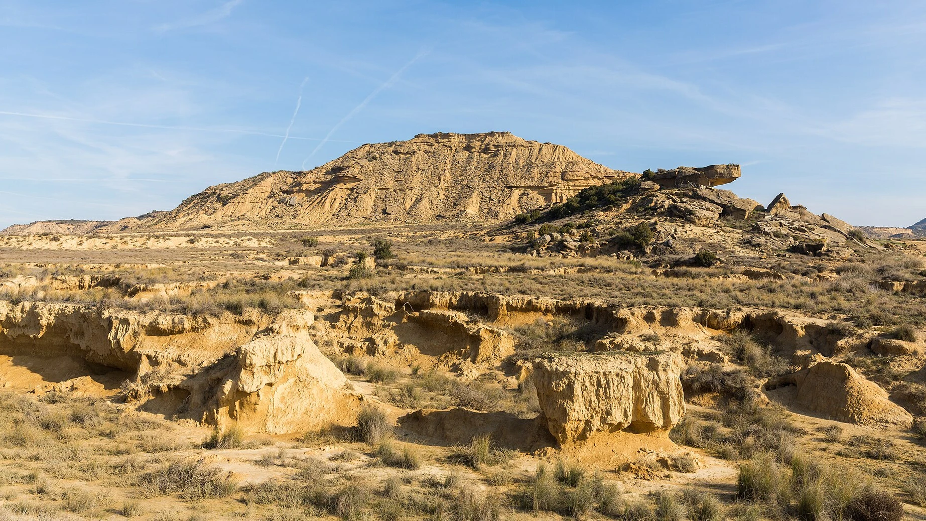 Bardenas Reales: paisaje semidesértico