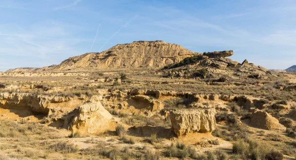Bardenas Reales: paisaje semidesértico