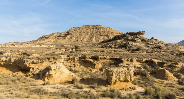 Bardenas Reales : paysage semi-désertique