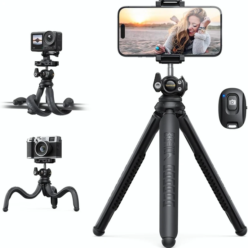 Lamicall trípode 3 en 1 móvil selfie stick