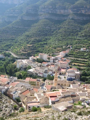 Canyon roads near Buñol, Cortes de Pallás and the Júcar reservoir