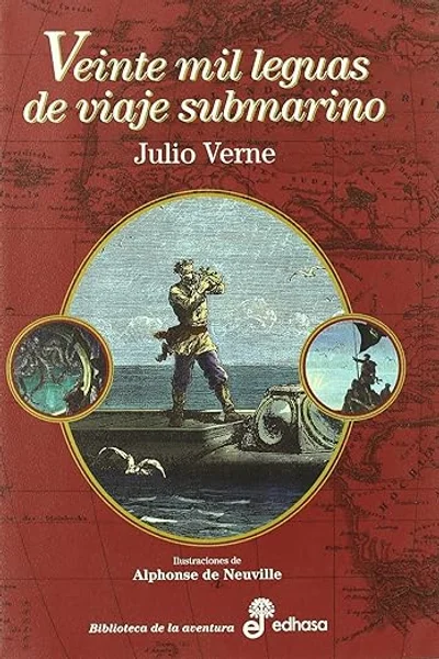 Portada de Veinte mil leguas de viaje submarino