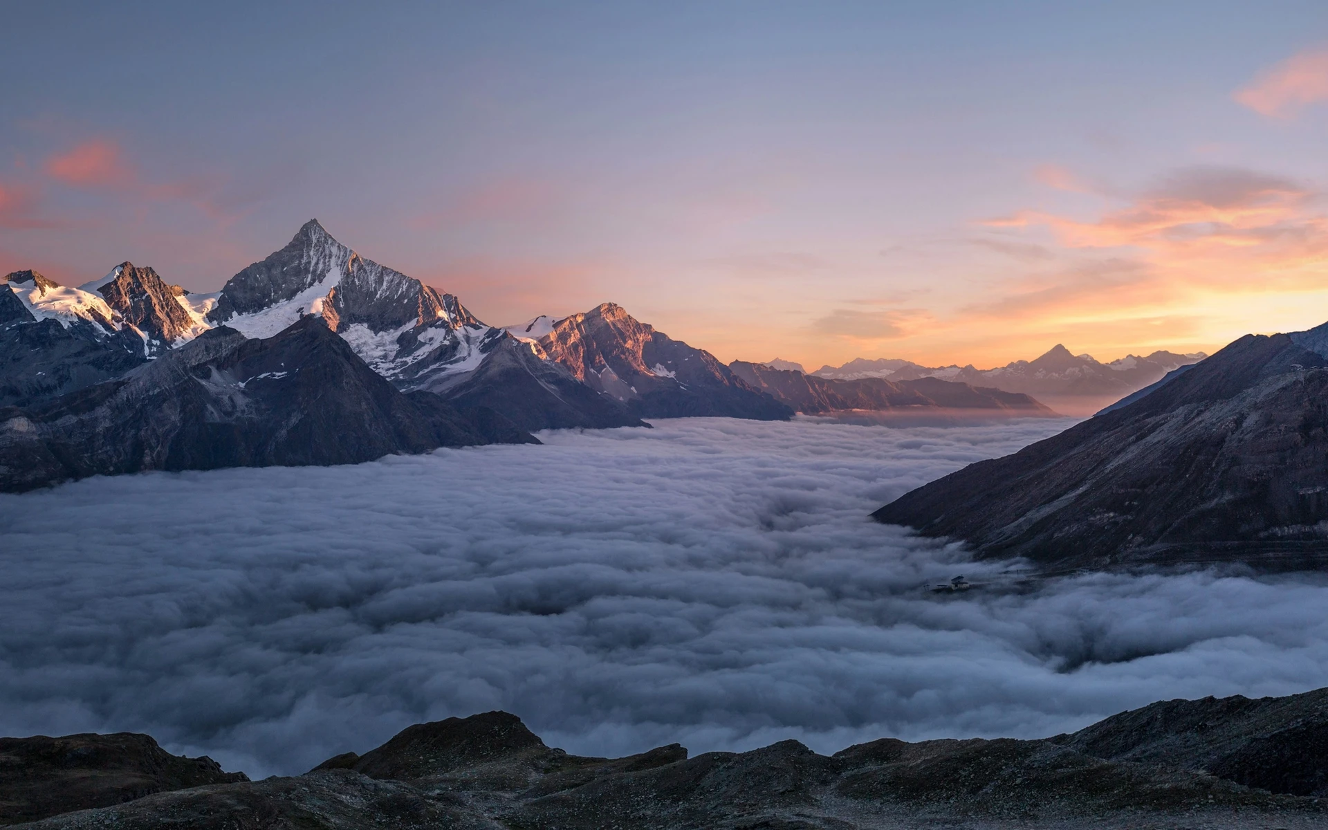 Cordillera con nieve