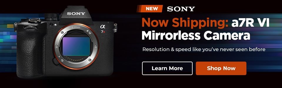The Sony a7R VI is now in stock at major retailers including B&H