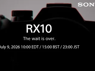 Official Sony teaser image for the upcoming RX10 V camera announcement on July 9, 2026