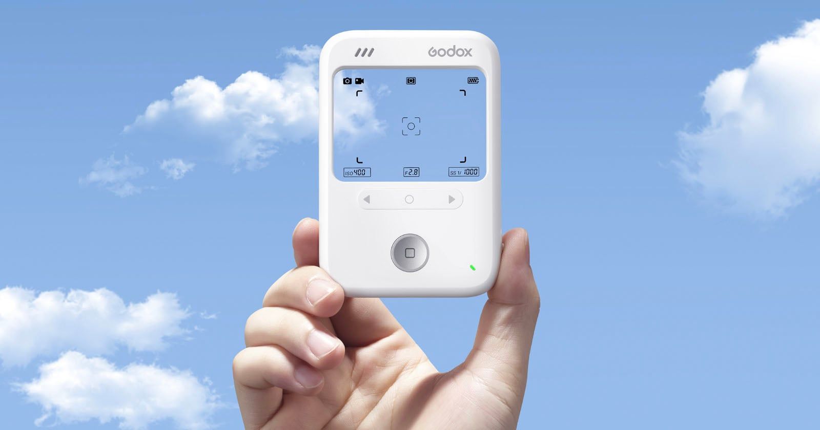 Godox C100 screenless compact camera with transparent display window
