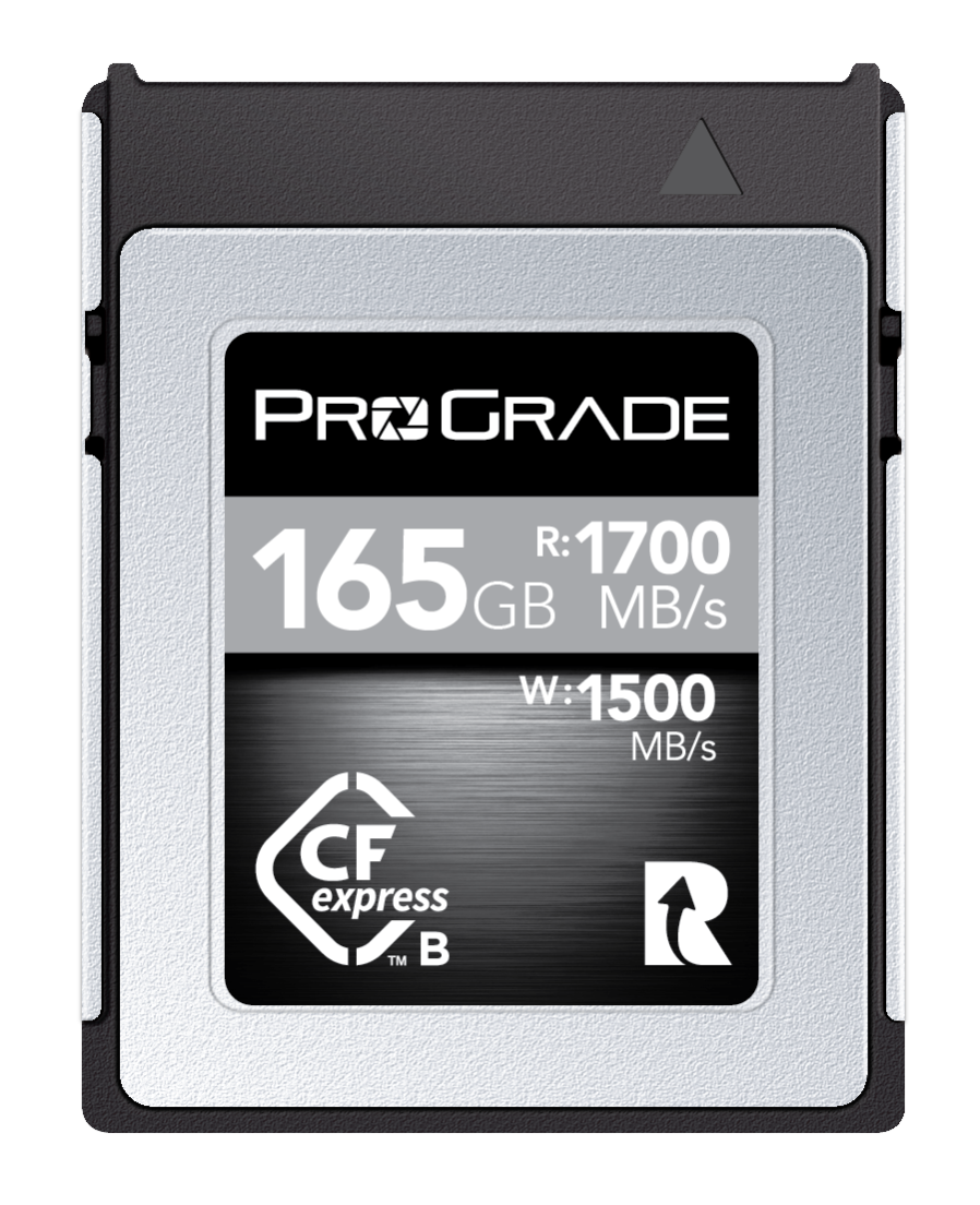 ProGrade Digital Cobalt CFexpress 2.0 Type B 165GB card product photo (refurbished unit)