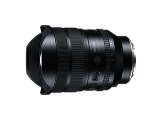 Tamron 12-20mm f/2.8 Di III (Model A084) ultra-wide zoom lens - official product press photo showing the lens with its integrated flower-shaped lens hood
