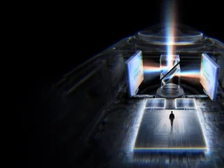 Frame from Insta360 official X6 teaser video showing dual 1-inch sensor layout, lens rings, and circuit board inside the new 360 camera.