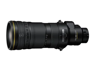 Official Nikon product image of the NIKKOR Z 120-300mm f/2.8 TC VR S telephoto zoom lens, from the May 7, 2026 development announcement