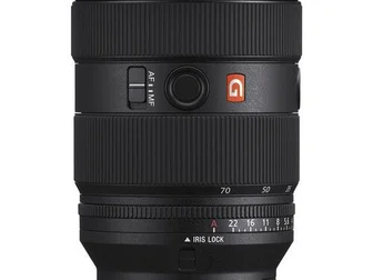 Sony FE 24-70mm f/2.8 GM II lens on a flat surface